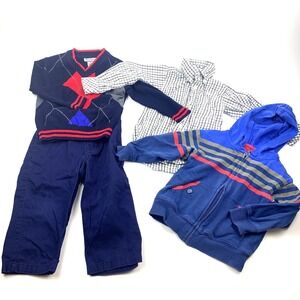 Kitestrings by‎ Heartstrings Lot of 4: Button Up Shirt Pants Sweater Hoodie READ
